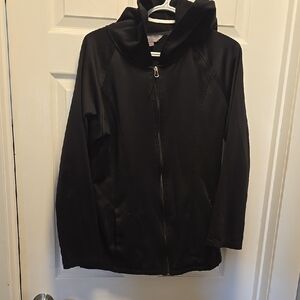 Women's Black Hooded Jacket